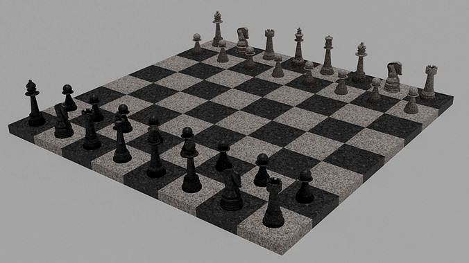 Chess gameboard checkerboard