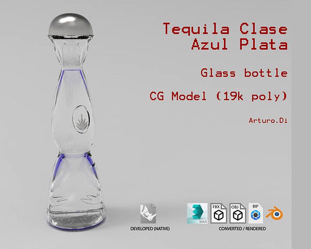 Tequila Clase Azul Plata Bottle