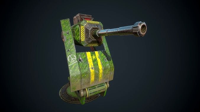 Foldable turret