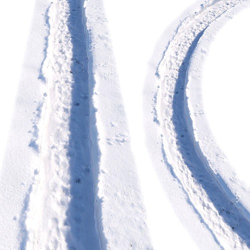 Winter footpath