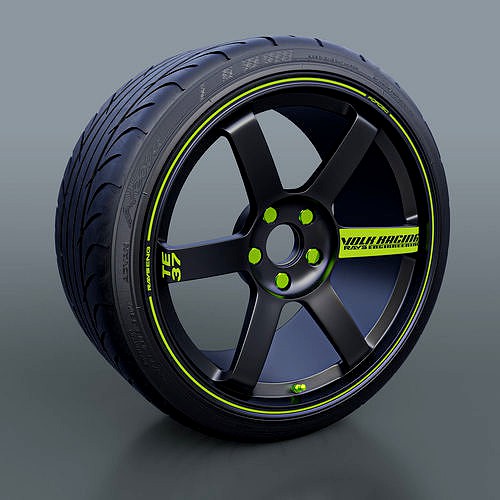 Volk Racing TE37 Rim with tire