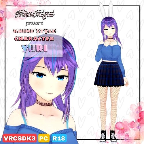 Yuri - Original anime style character