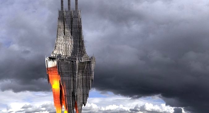 Medieval castle hellscape 2