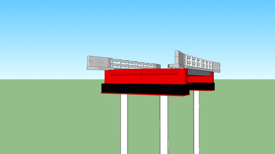 bridges sketchup model by Nash 3d