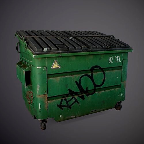 Gamedev Asset - Garbage Container