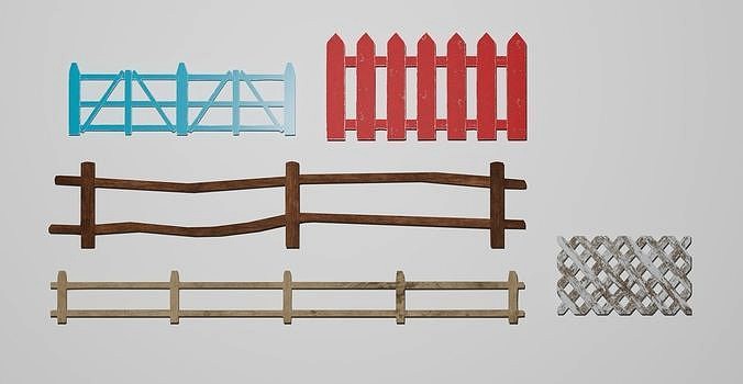 Wooden - painted fences