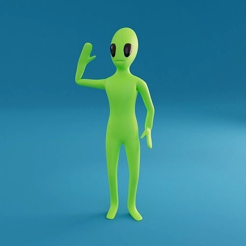 Cartoon Alien