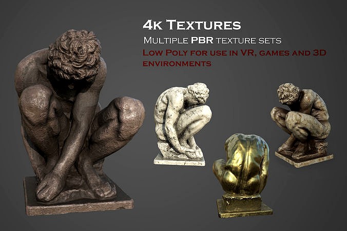 The Crouching Boy statue