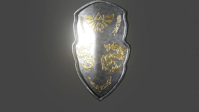 Shield 3d model blender