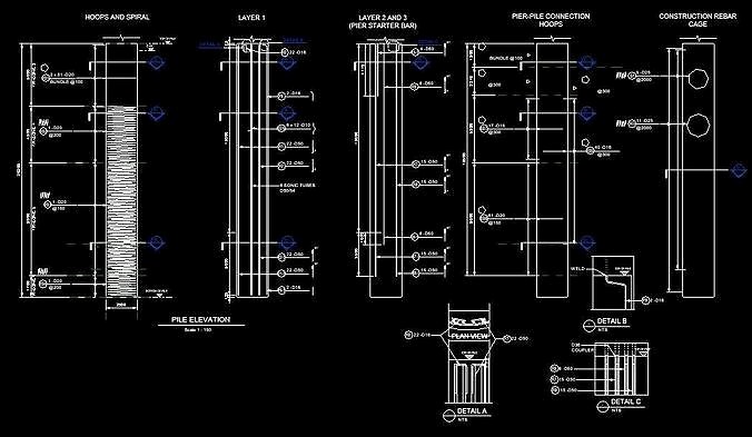 Parametric Pile Rebar cage