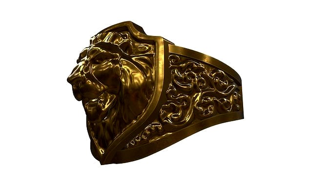 Lion ring 07