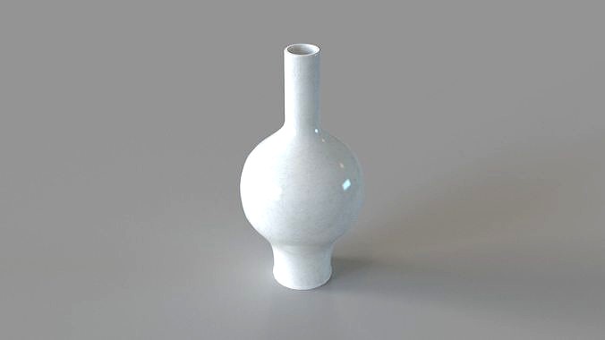 Reactive Glaze Vases White Large