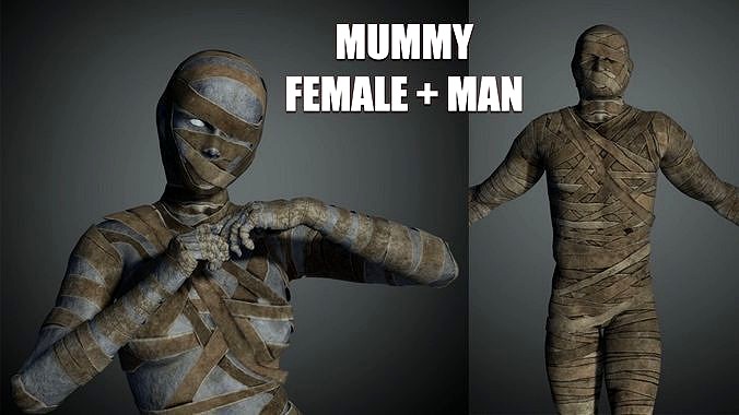 Mummy Man And Mummy Female