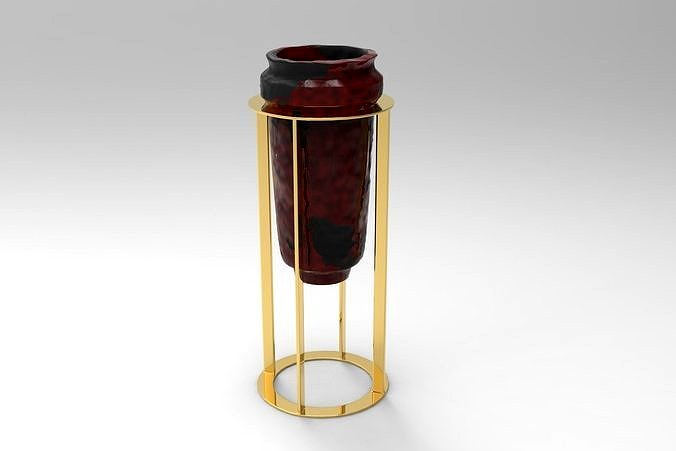 Raku Ceramic Pedestal