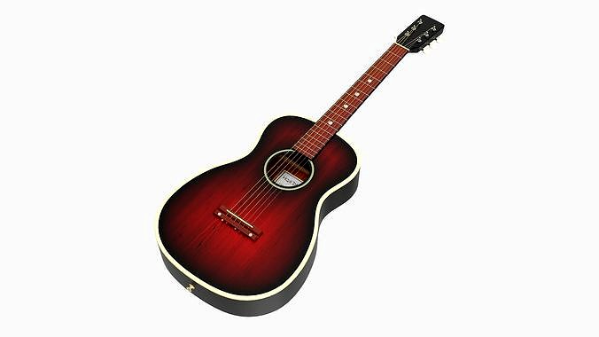 Acoustic folk guitar 02