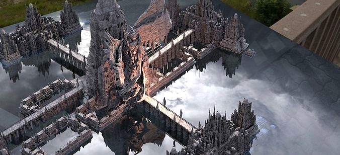 Dantes Inferno Hellscape Kitbash 3