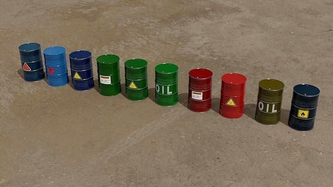 10 Barrel 3D models