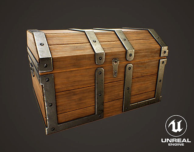 Medieval Treasure Chest - Wooden Chest II