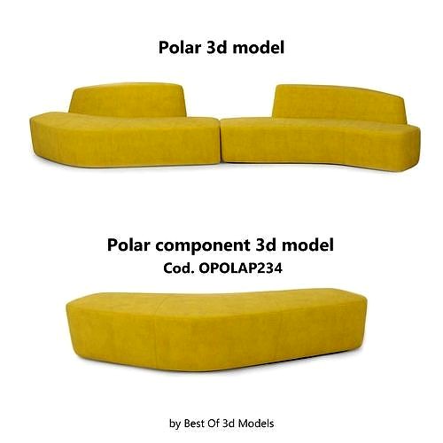 Polar seating system by Tacchini collection