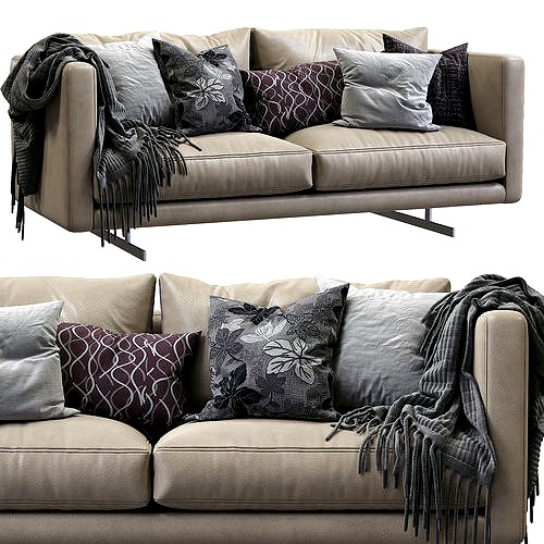 DEE DEE Leather Sofa By BERTO