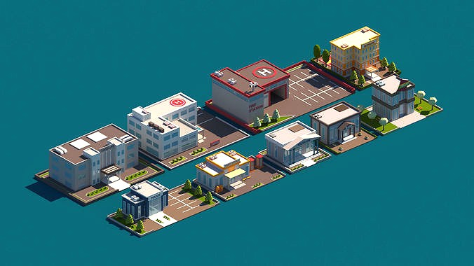 Cartoon City Pack Administrative Building