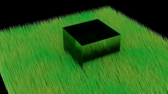 Grass simulation - Blender