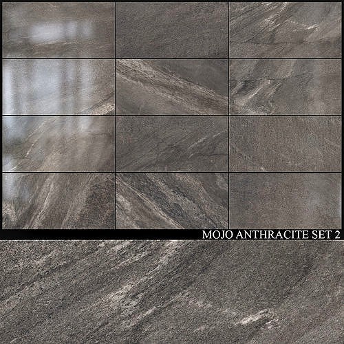 Yurtbay Seramik Mojo Anthracite Set 2
