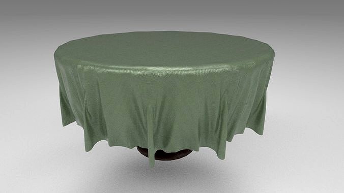 Fancy Table with Cloth