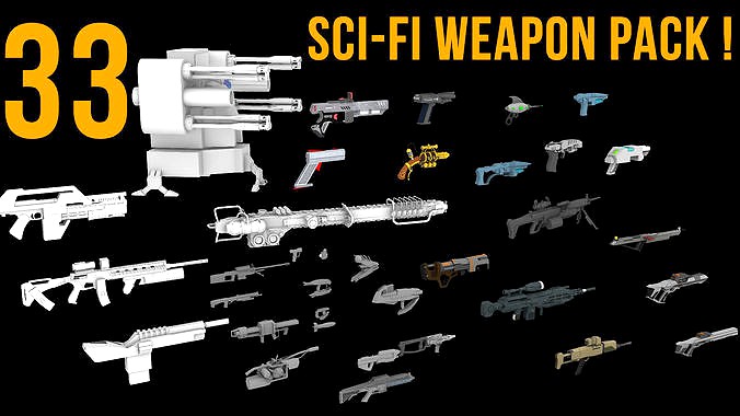 Sci-Fi Weapons Pack