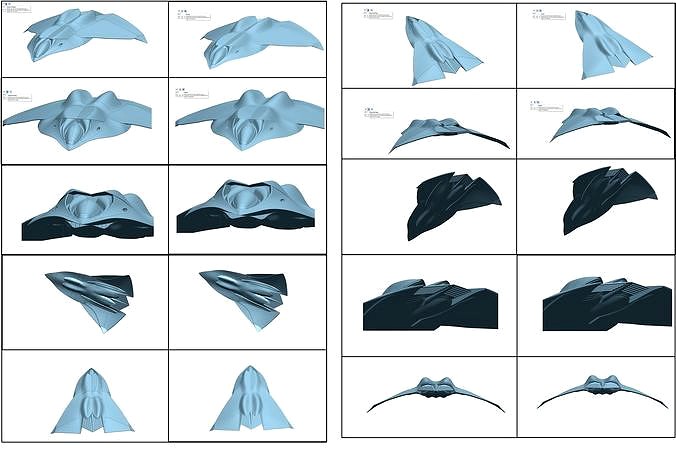 EDI - Extremely Deep Invader UCAV AIRCRAFT 3D MODEL