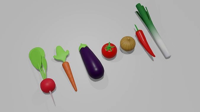 Cartoon Vegetable Pack