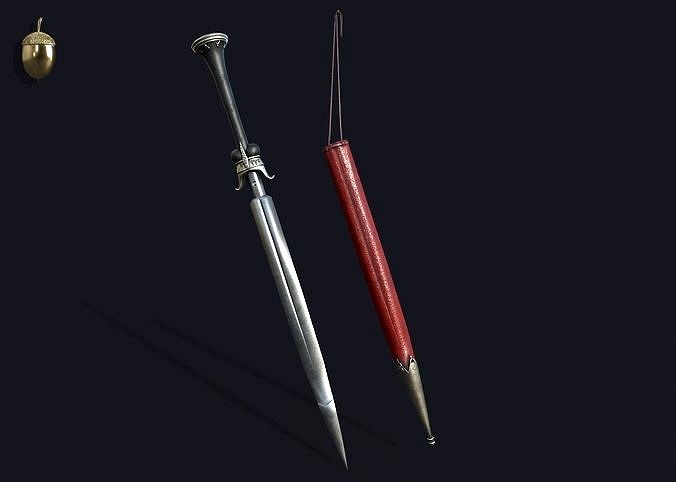 Bollock Dagger Model