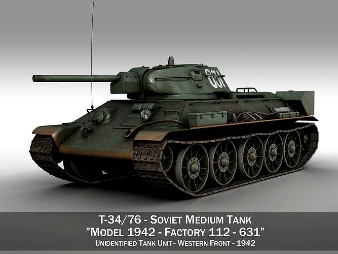 T-34-76 - Model 1942 - Soviet medium tank - 631