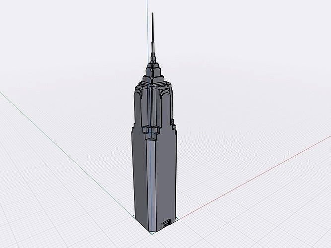 Building - New York style skyscraper | 3D