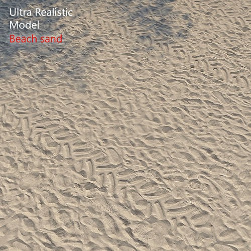 Ultra realistic Beach sand geometry  2
