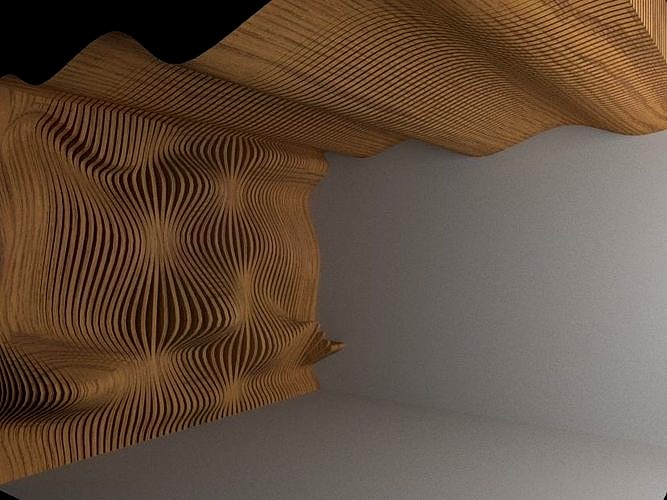 Parametric Wall Design with Ceiling