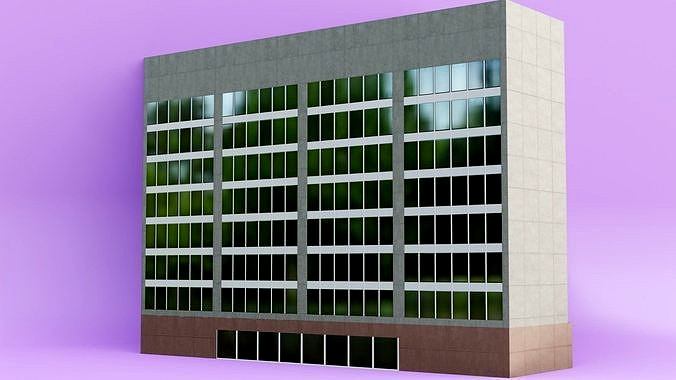 Long Rectangular Office Building