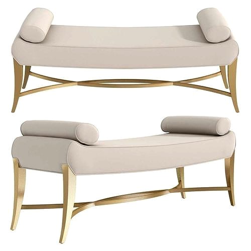 Michael Amini AICO Malibu Crest Bench