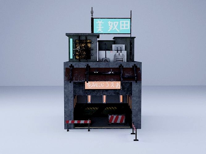 Cyberpunk Building 2