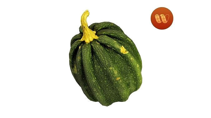 Mogango Winter Squash - Real-Time Scanned