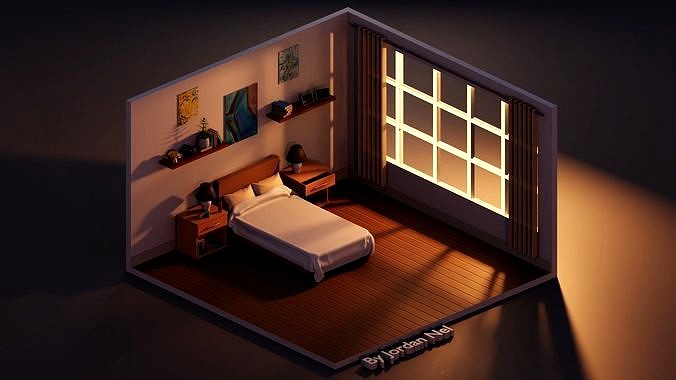 Stylized Bedroom