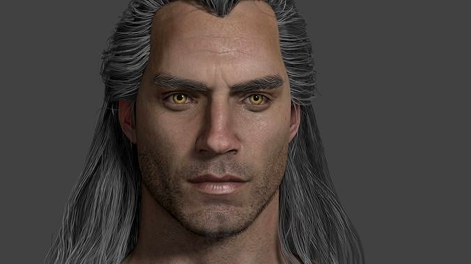 witcher Henry Cavill Game Mesh
