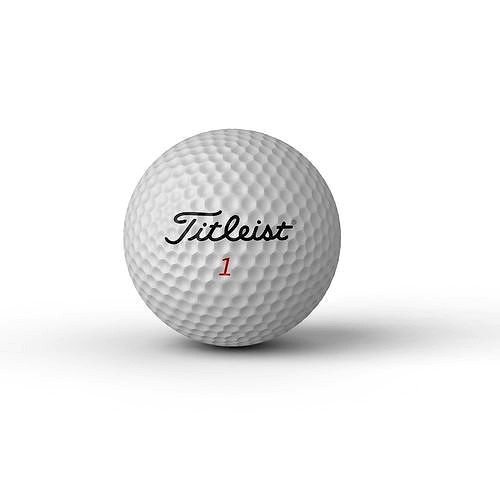Titleist Golf Ball 3d model