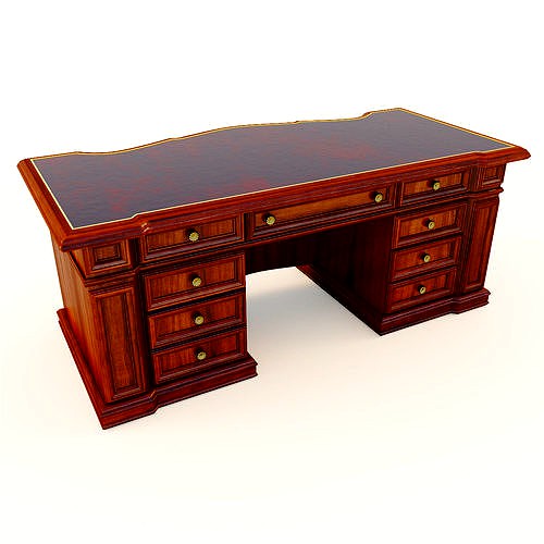 Cabinet Wooden Table 3D model