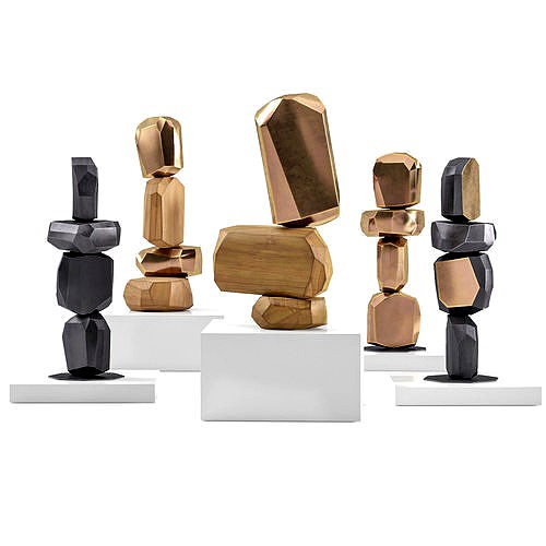 Sculptures Arik levy Micro rock formation