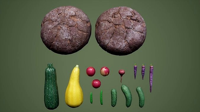 Goods Vegetables Bread