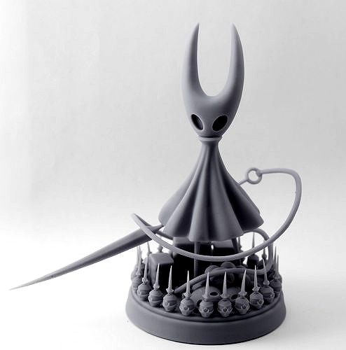 STL HORNET HOLLOW KNIGHT COLLECTIBLE STATUE FULL SUPPORTED | 3D