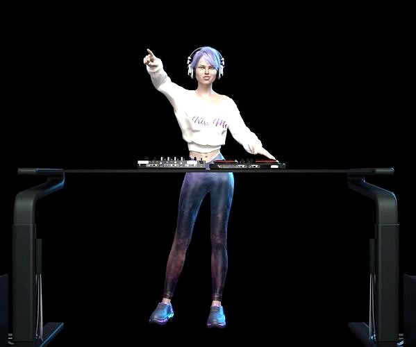 DJ RAVE WOMAN 1 | 3D