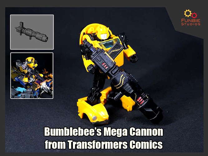 Bumblebee Mega Cannon from Transformers Comics 3D model