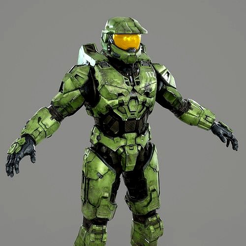 Halo Infinite Master Chief Full Body Armor STL Files | 3D model